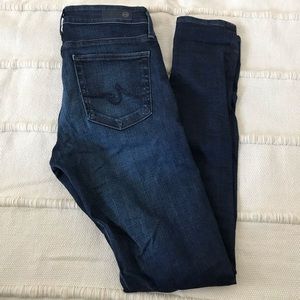 AG (Adriano Goldschmied) high rise skinny jean